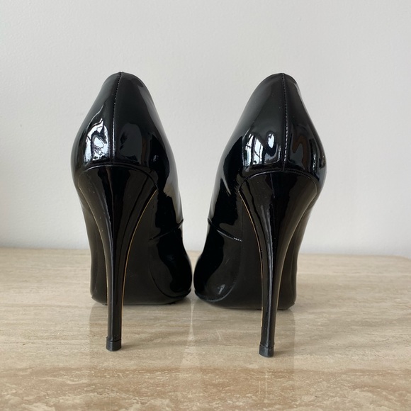 YSL Black Patent Leather Heels - Picture 3 of 6